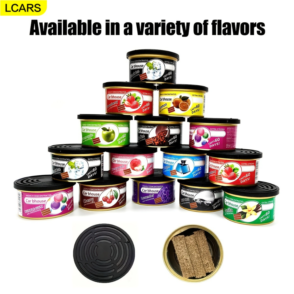 Home Fragrance Options - Lcars 4-in-1 Car Fragrance, Compressed Wood