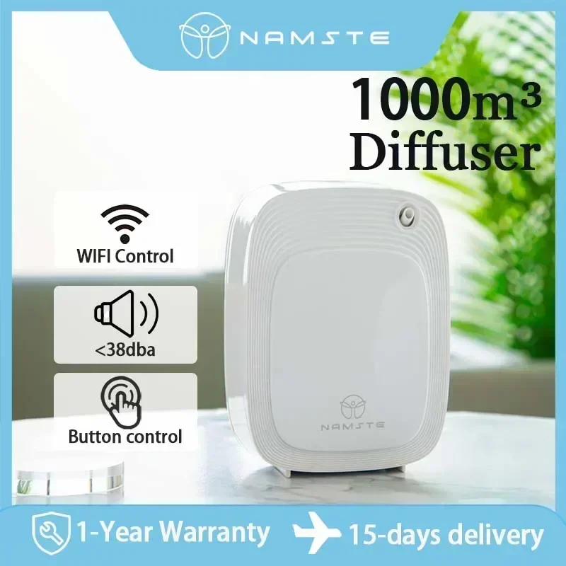 Home Fragrance Ideas - Namste 1000m³ Aroma Diffuser Machine 200ML