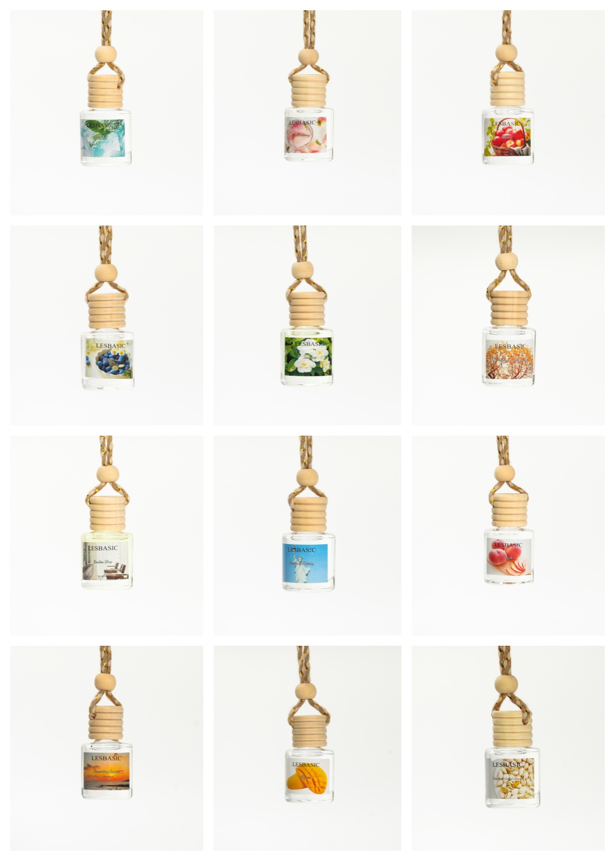 Mini Glass Bottle Hanging Car  - đánh giá và giá Home Fragrance Options