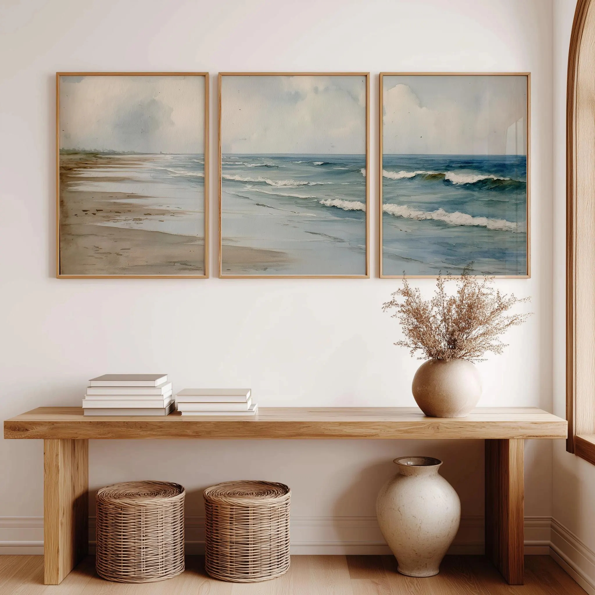 Watercolor Neutral Beach Canva - đánh giá và giá Home Fragrance Ocean Breeze
