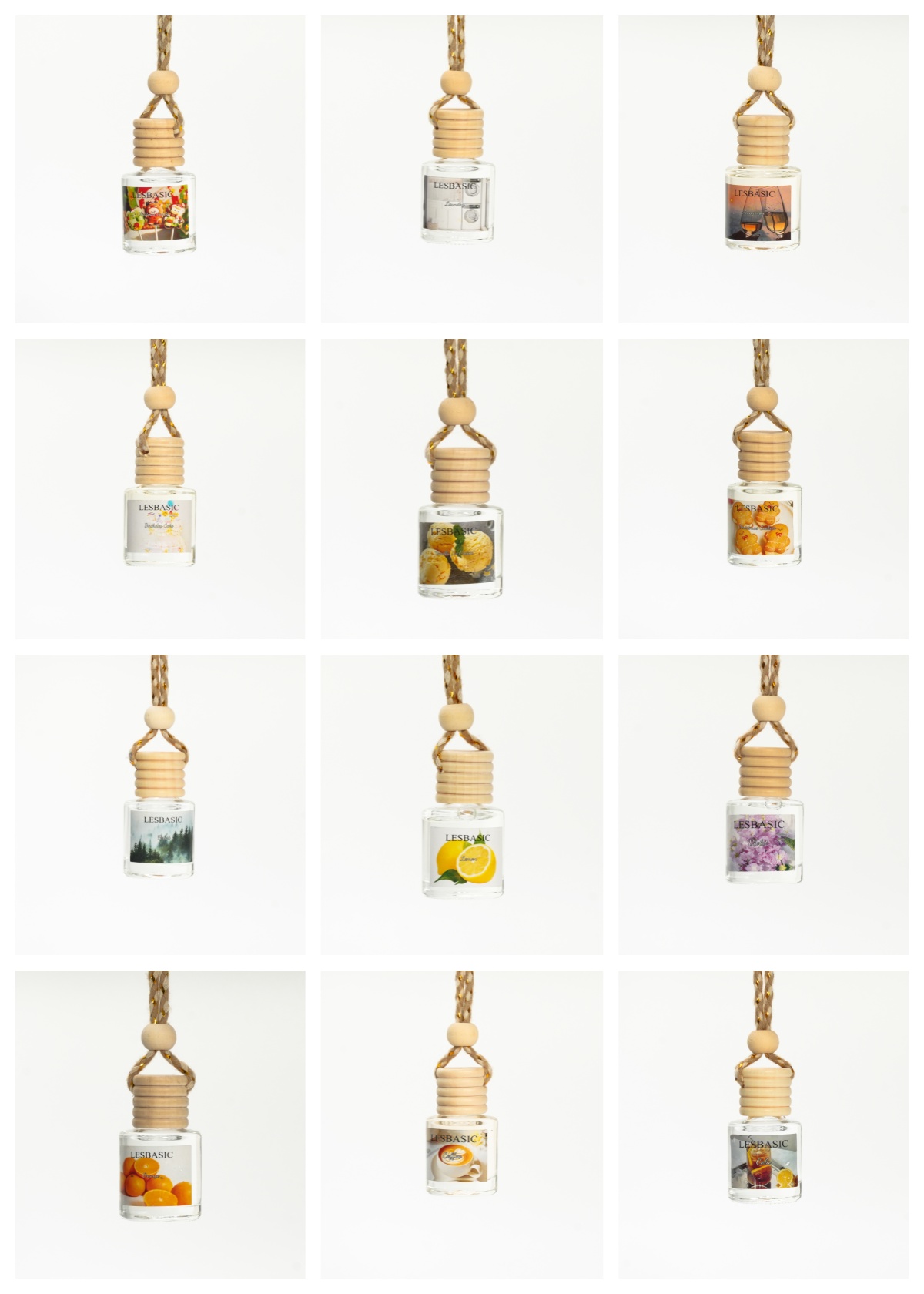 Mini Glass Bottle Hanging Car  - đánh giá và giá Home Fragrance Options