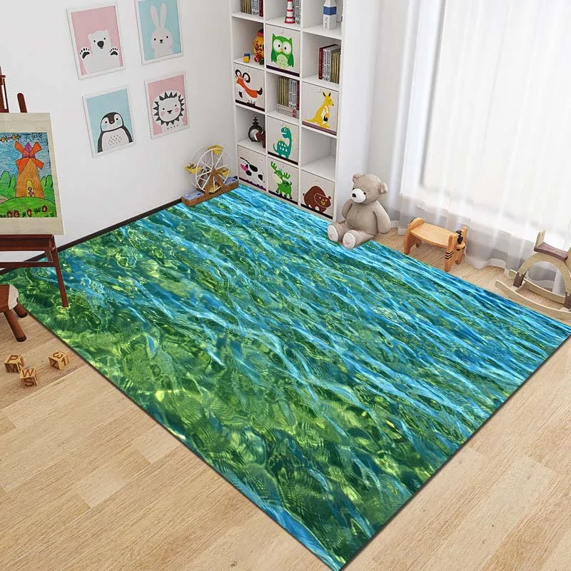 3D Ocean Floor Pattern Area Ru - đánh giá và giá Home Fragrance Ocean Breeze