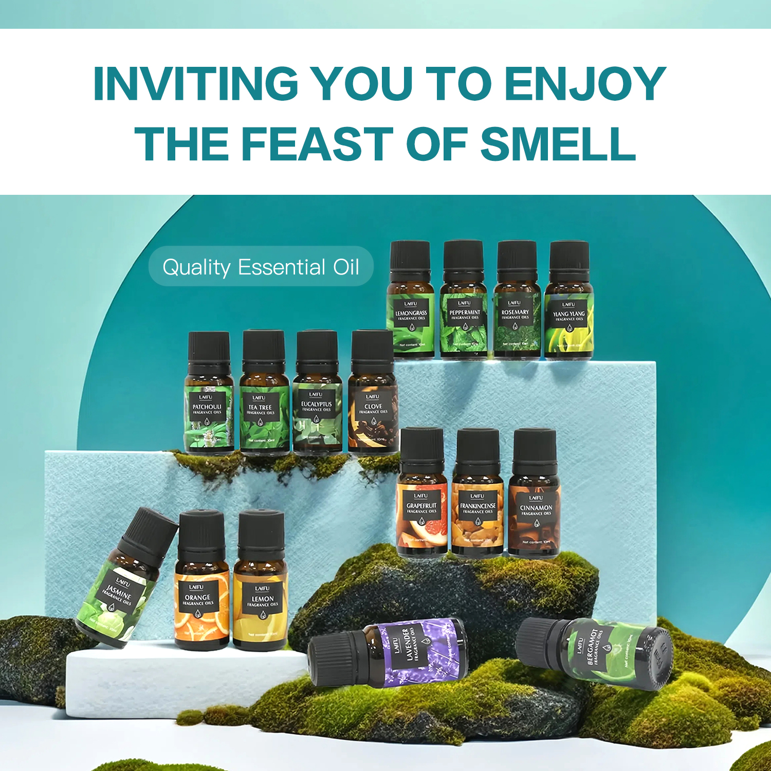 16x10ml Essential Oils Set for - đánh giá và giá Home Fragrance Ideas