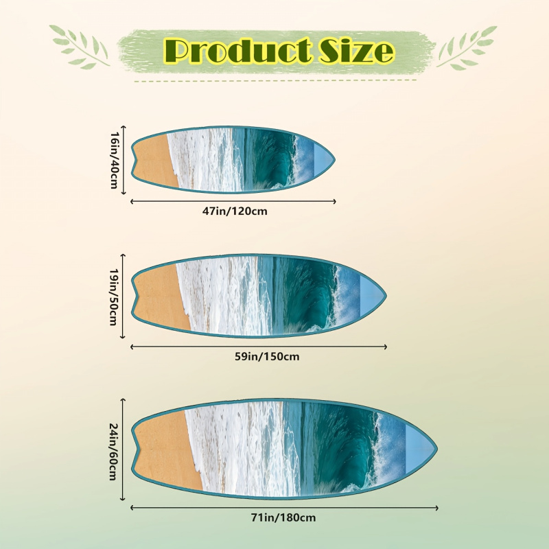 VIKAMA Surfboard Shaped Rug Wa - đánh giá và giá Home Fragrance Ocean Breeze