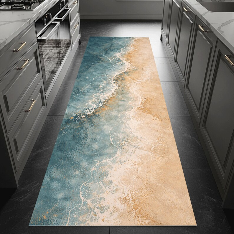 Abstract Ocean Runner Rug Coas - đánh giá và giá Home Fragrance Ocean Breeze
