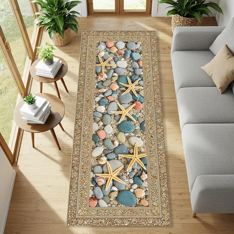 Abstract Ocean Runner Rug Coas - đánh giá và giá Home Fragrance Ocean Breeze
