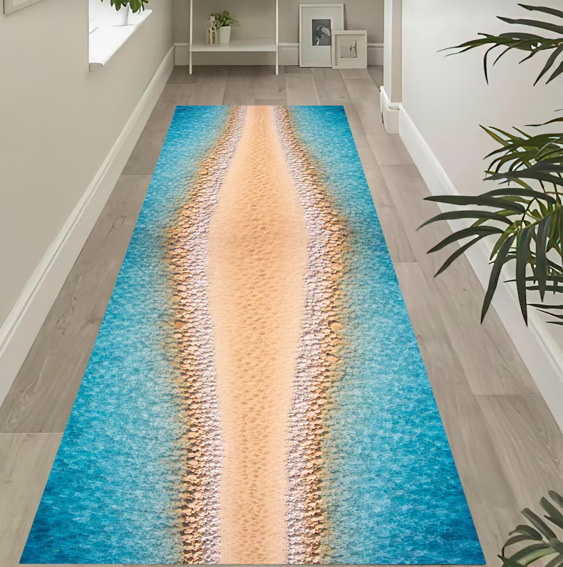 Abstract Ocean Runner Rug Coas - đánh giá và giá Home Fragrance Ocean Breeze