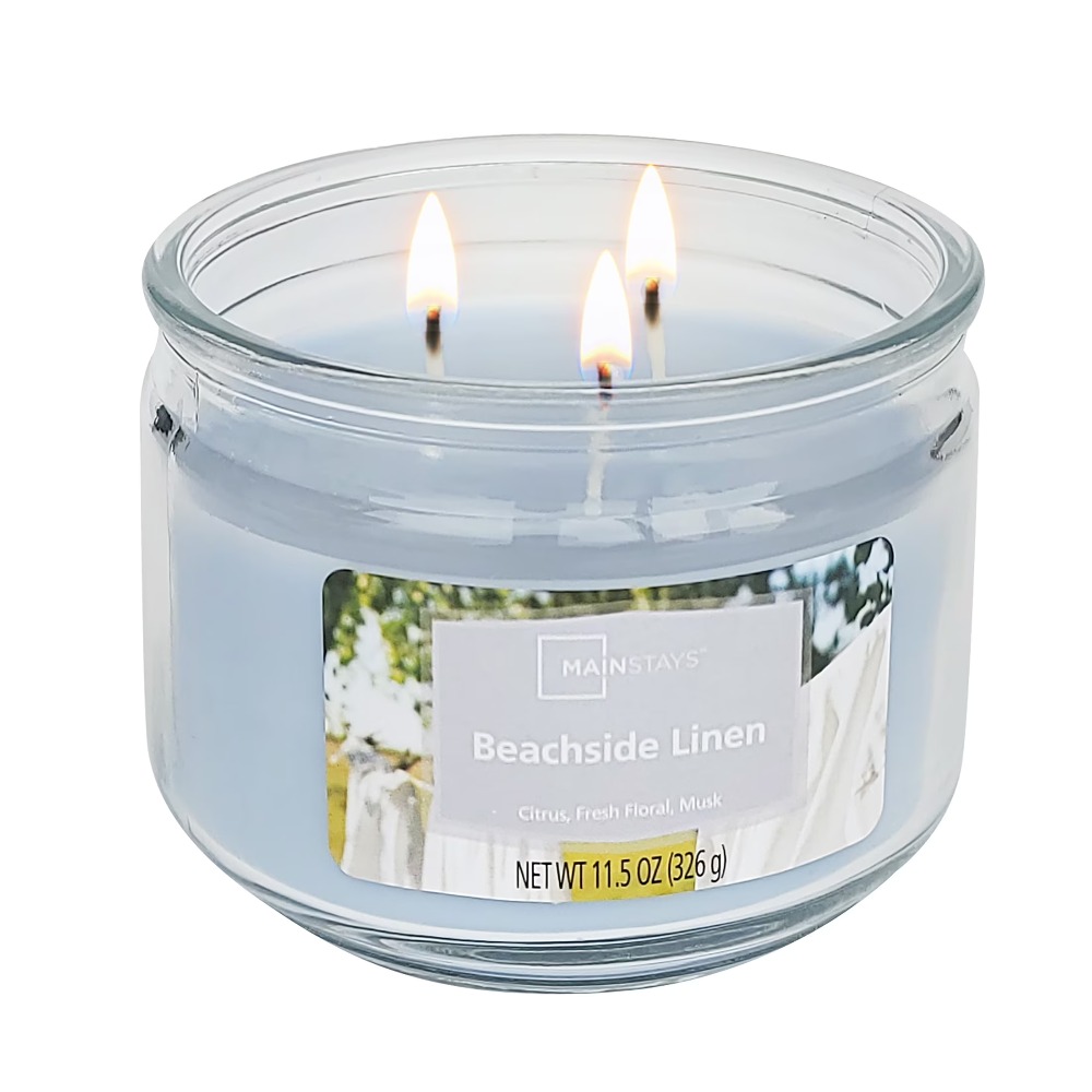 Large Blue 3-Wick Glass Jar Ca - đánh giá và giá Home Fragrance Ocean Breeze