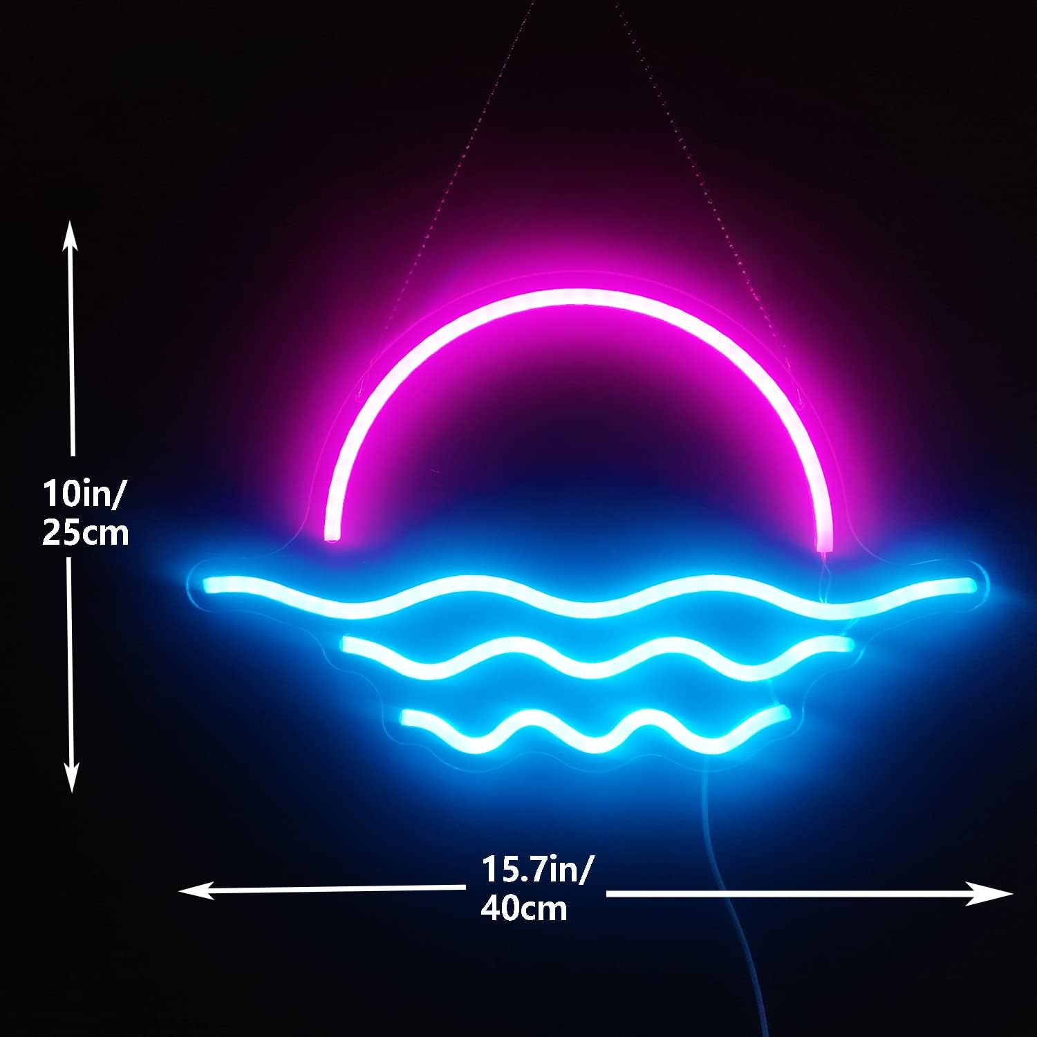 Sunset Ocean Wave Neon Sign LE - đánh giá và giá Home Fragrance Ocean Breeze